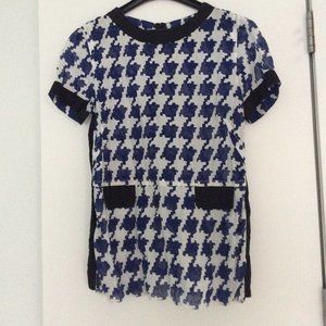 Marni Houndstooth Tunic Top